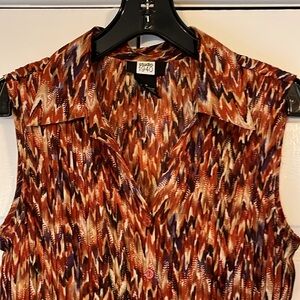 Studio 1940 sleeveless blouse